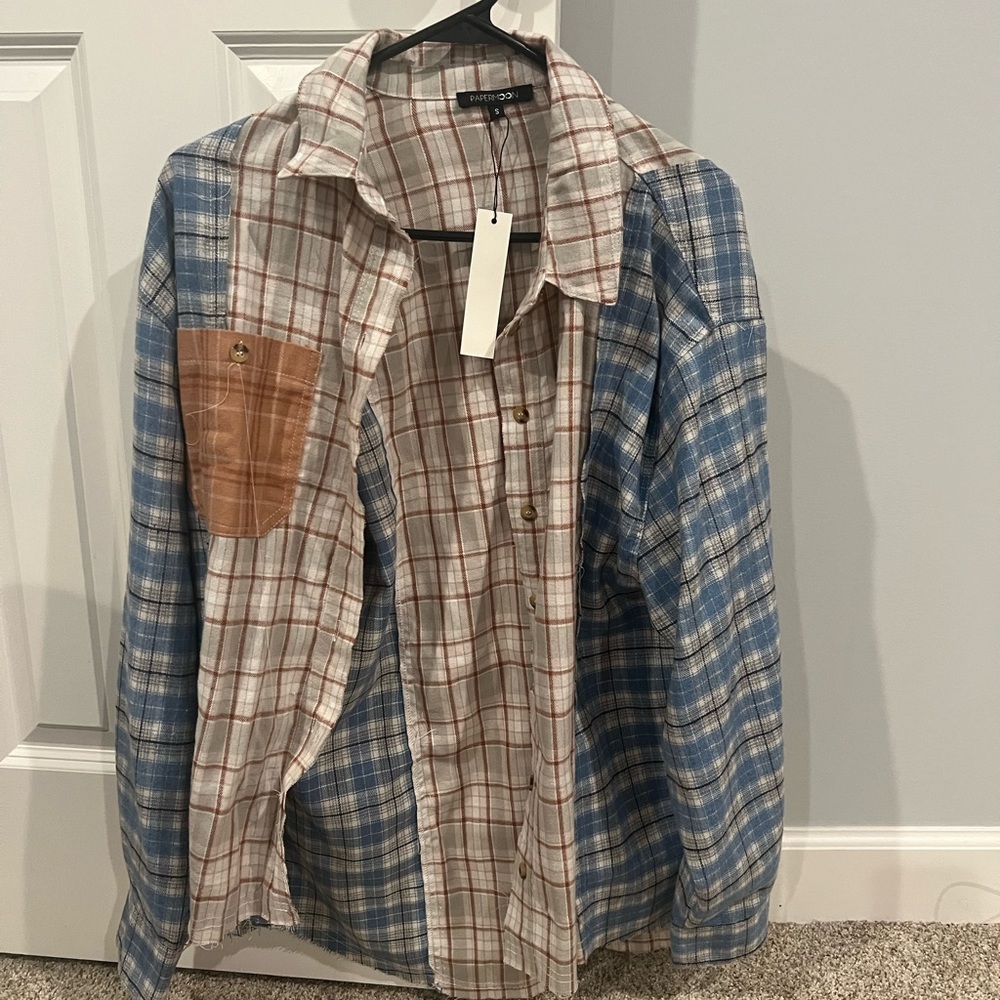 talulah button down flannel.